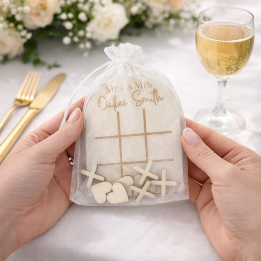 Tic Tac Toe Wedding Table Game