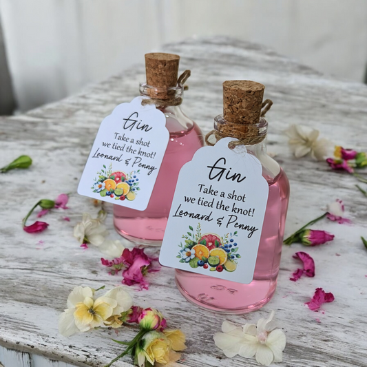 Gin Shot Wedding Favours