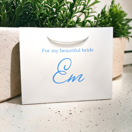 Beautiful Bride Bag – elegant wedding gift bags for bridal party presents or pampering essentials!