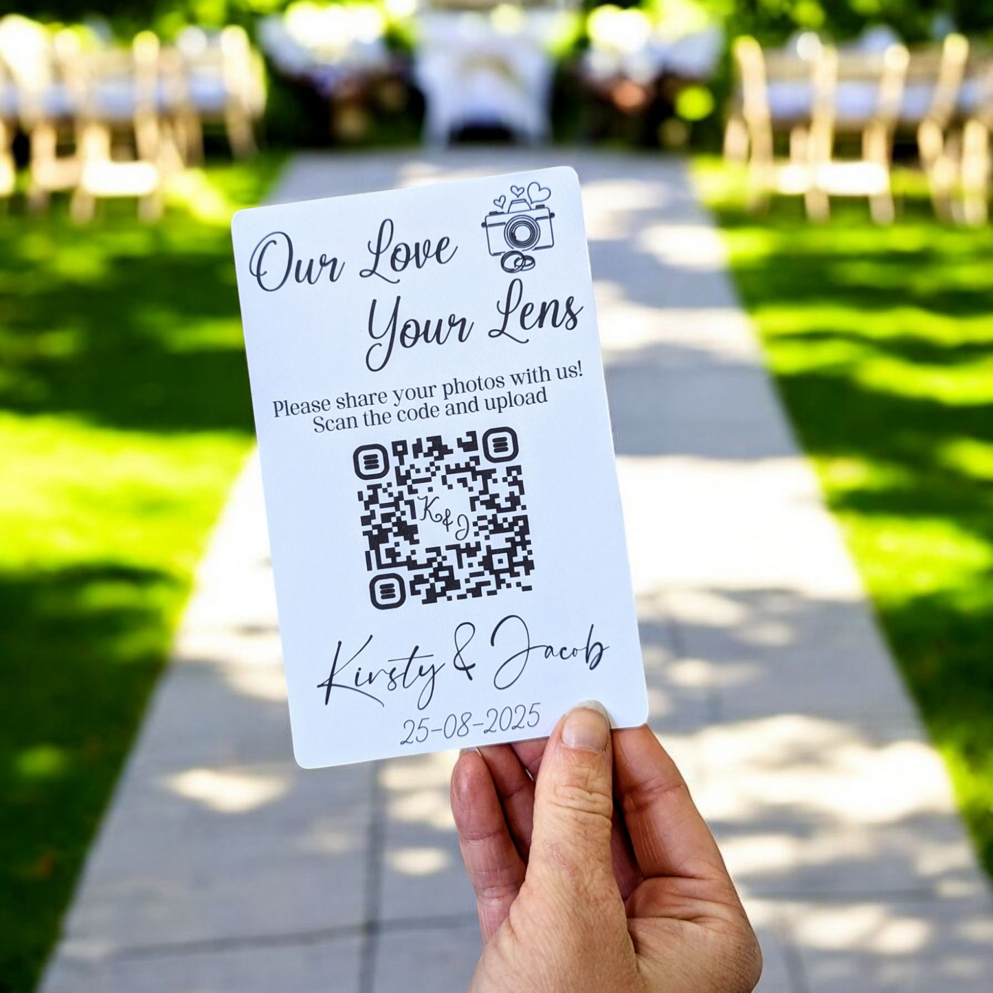 Wedding QR Code Photo Album Wedding Cards