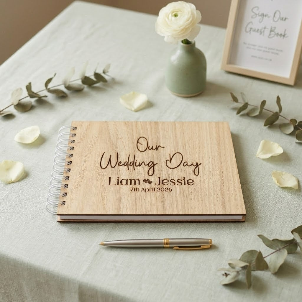 Wildflower Wedding Guest Book