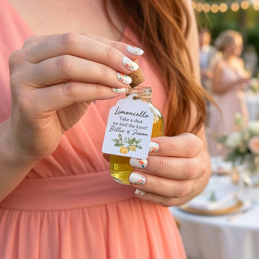 Fillable Limoncello Shot Wedding Favours