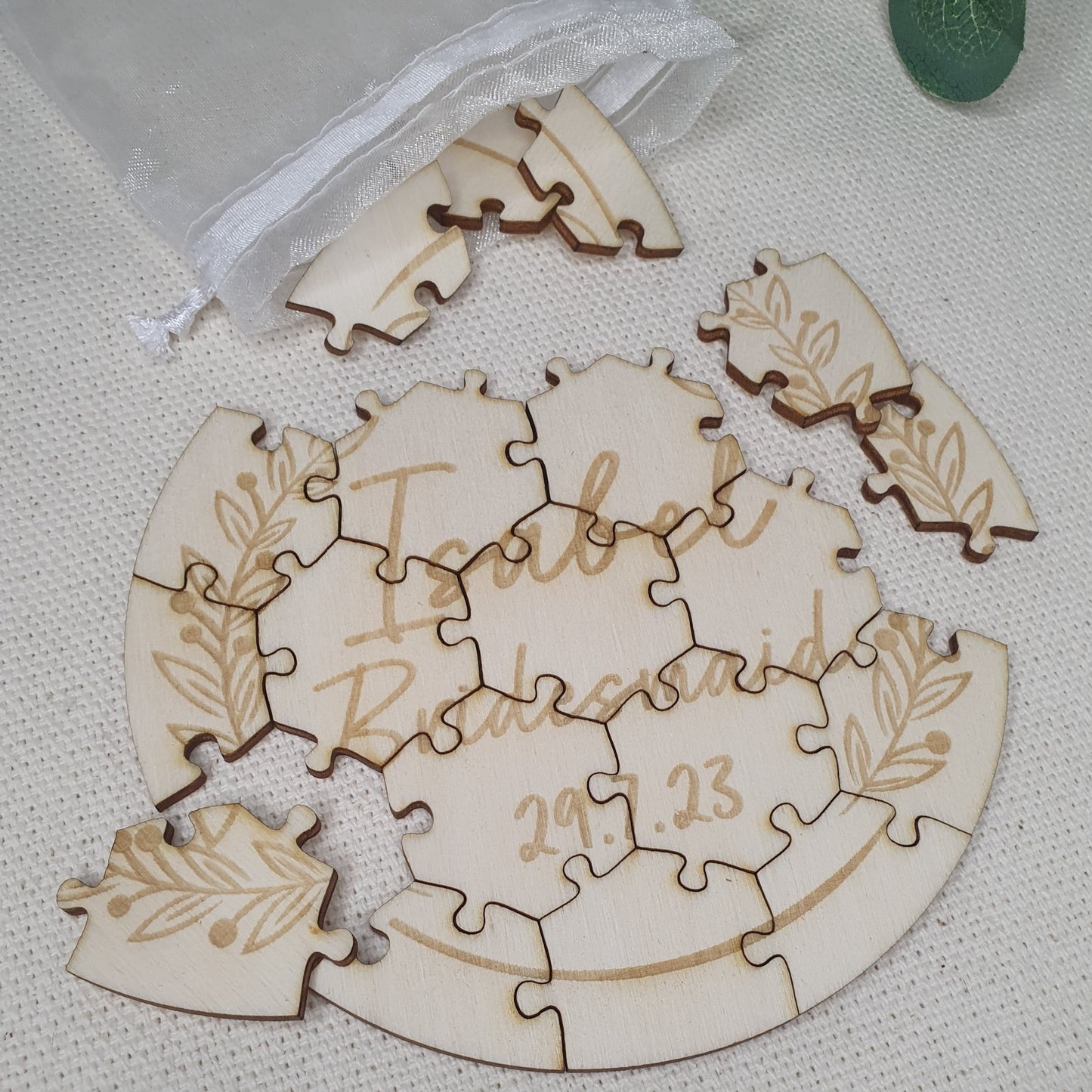 Bridal Party Wooden Puzzle