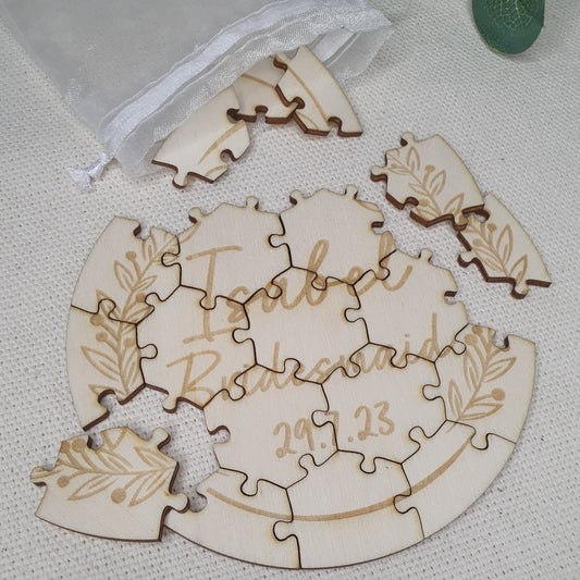 Bridal Party Wooden Puzzle