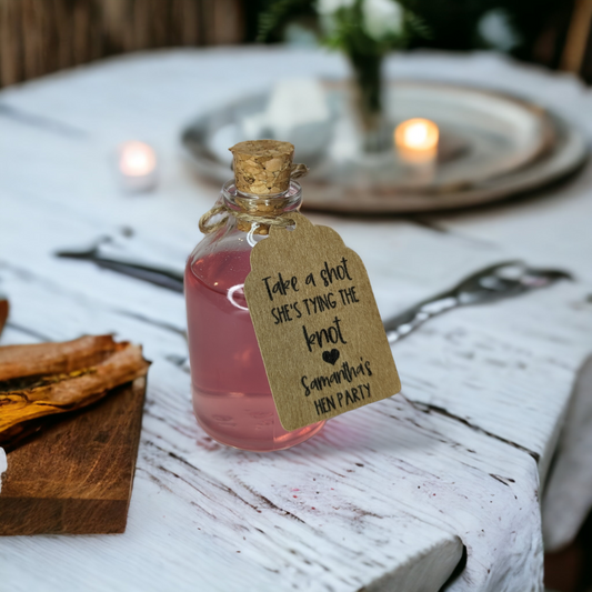 Hen Party Shot Bottles