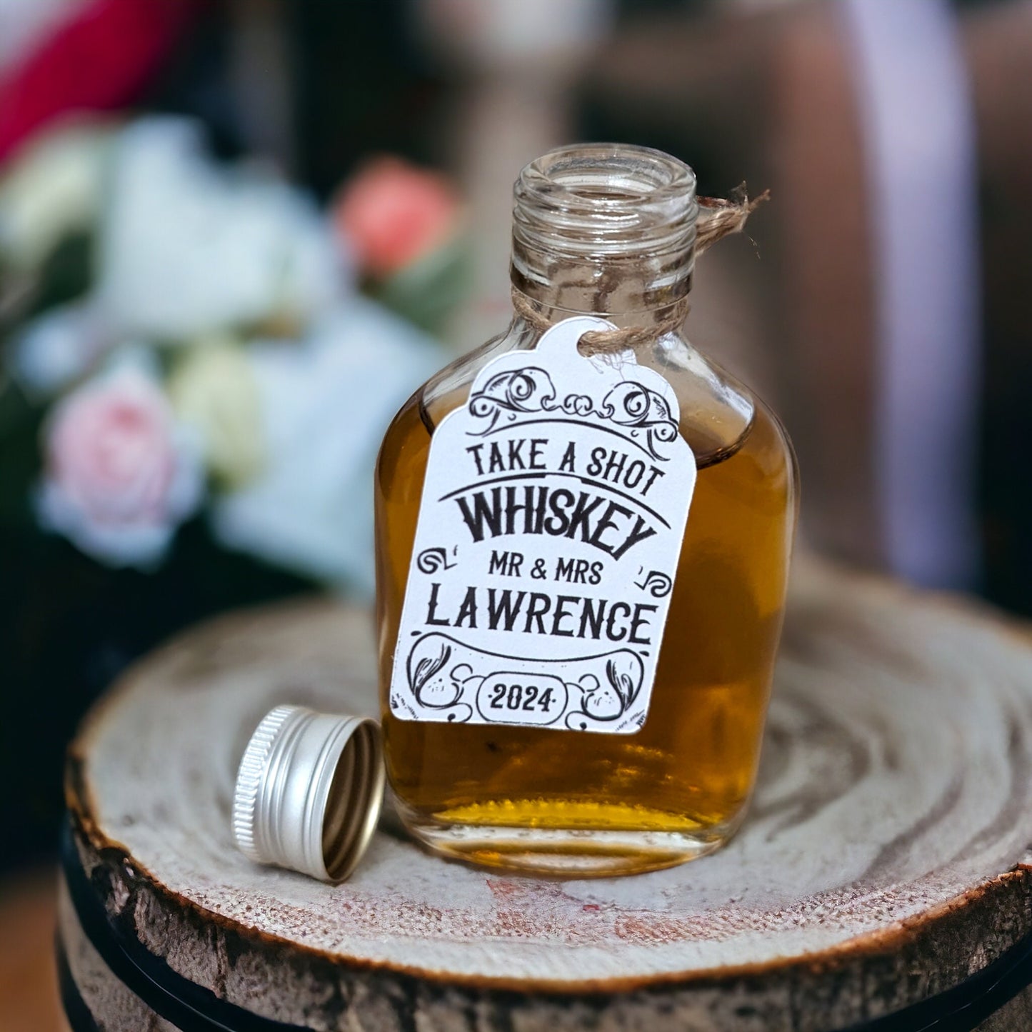 Personalised Whiskey Wedding Favours