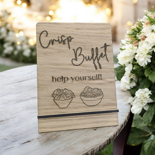 Crisp Buffet Sign