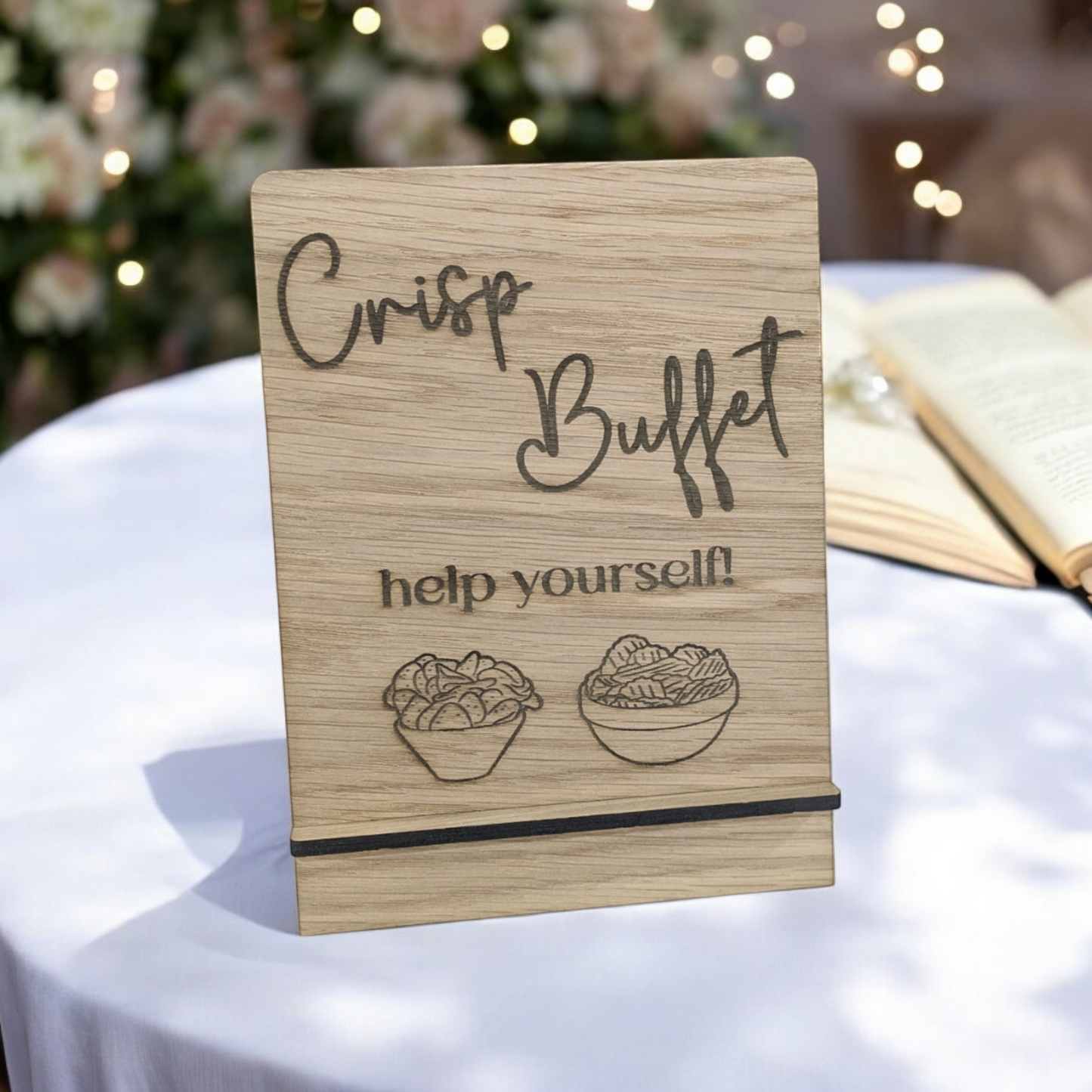 Crisp Buffet Sign