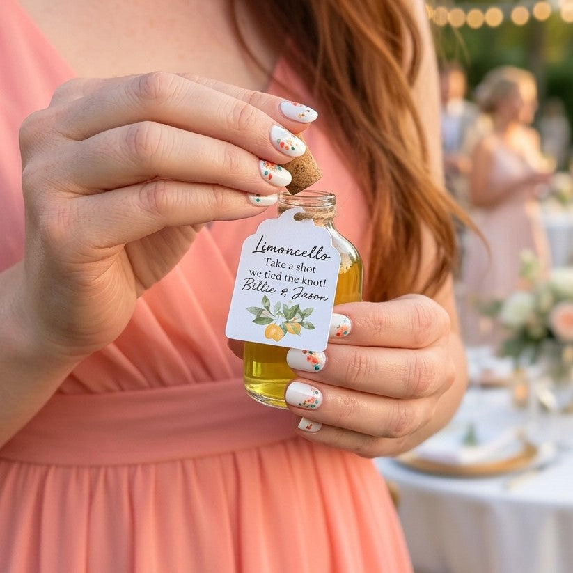 Fillable Limoncello Shot Wedding Favours