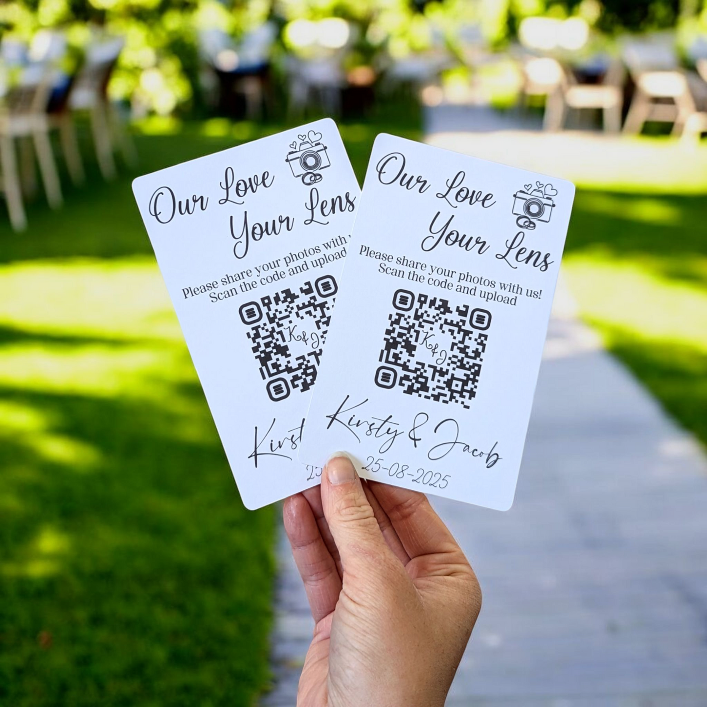 Wedding QR Code Photo Album Wedding Cards