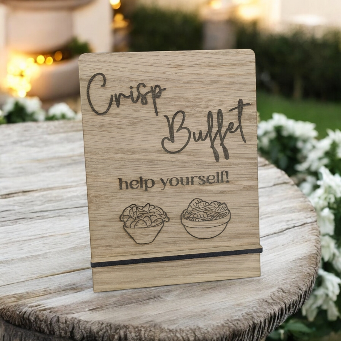 Crisp Buffet Sign