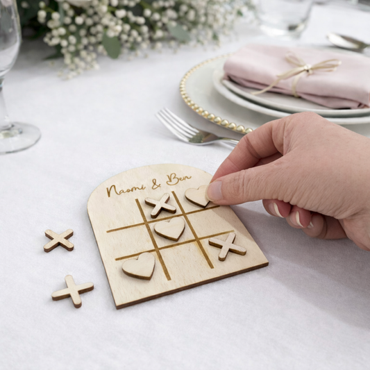 Tic Tac Toe Wedding Table Game