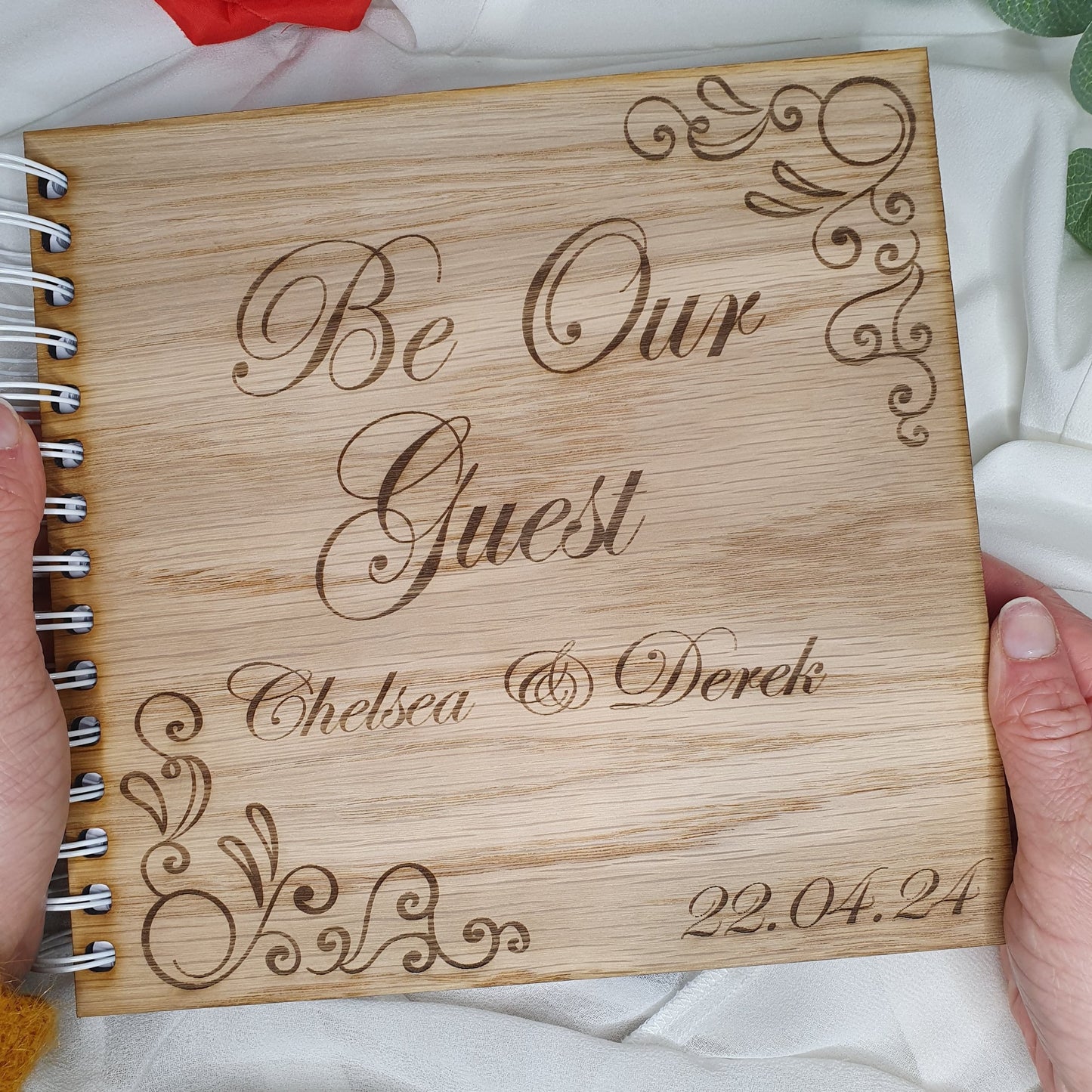 Wooden Be Our Guest Guestbook