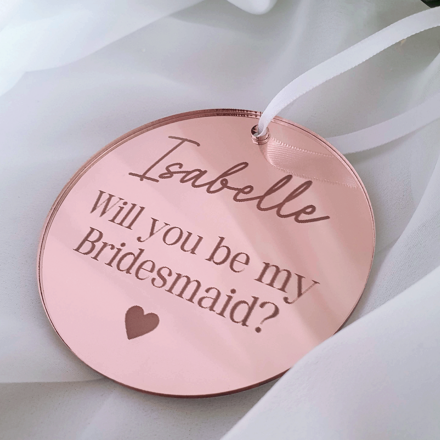 Mirror Bridal Party Proposal