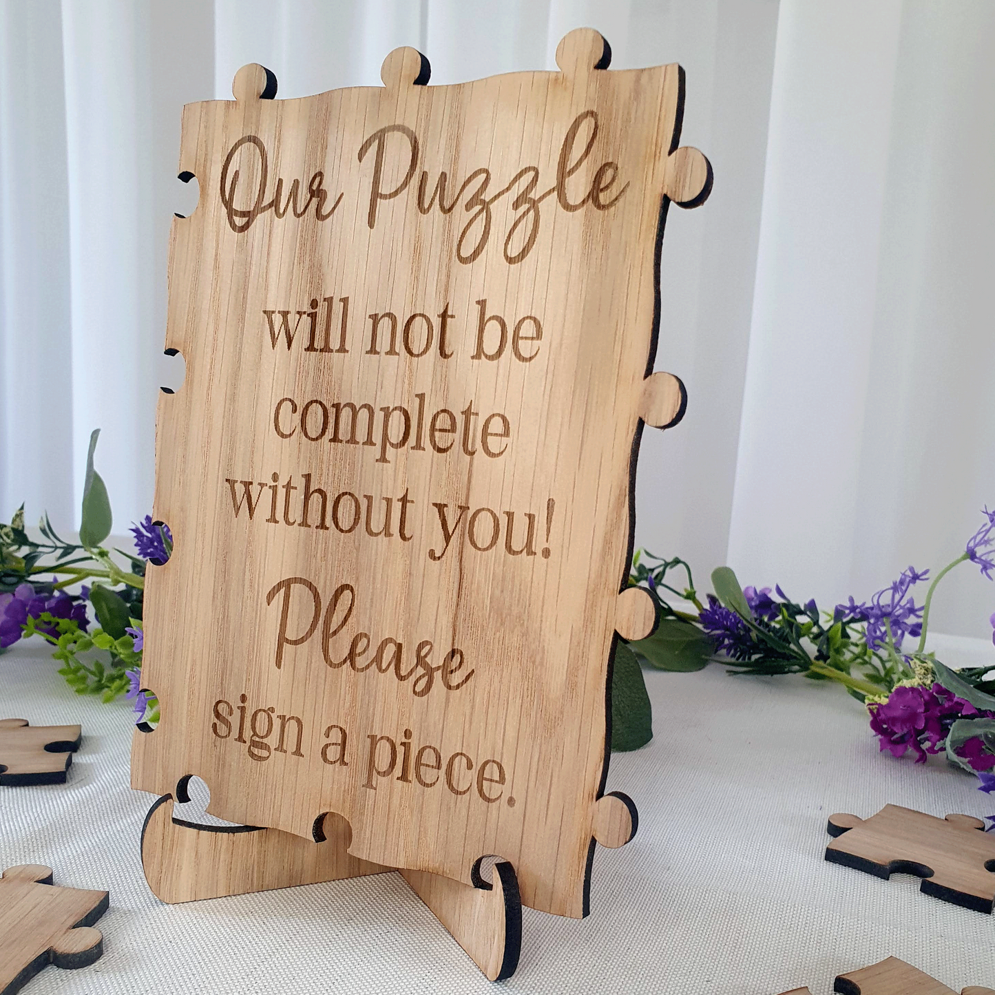 Puzzle Guestbook Sign