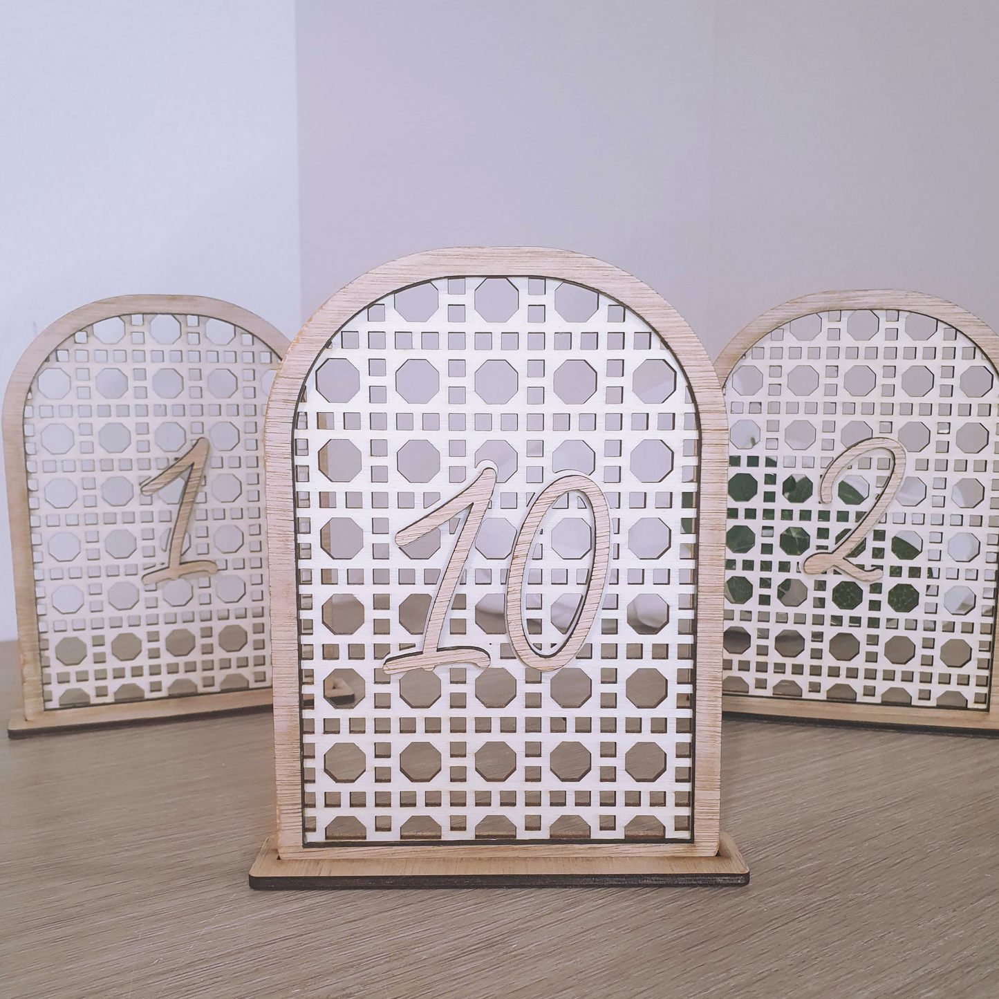 Rattan Table Numbers