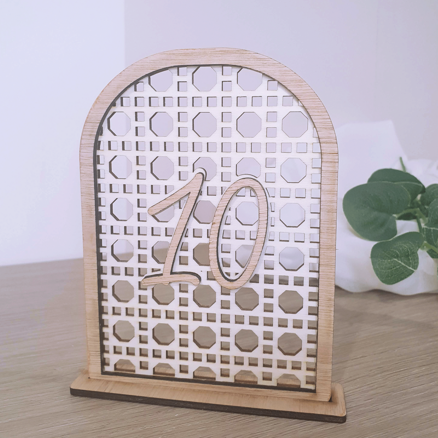 Rattan Table Numbers