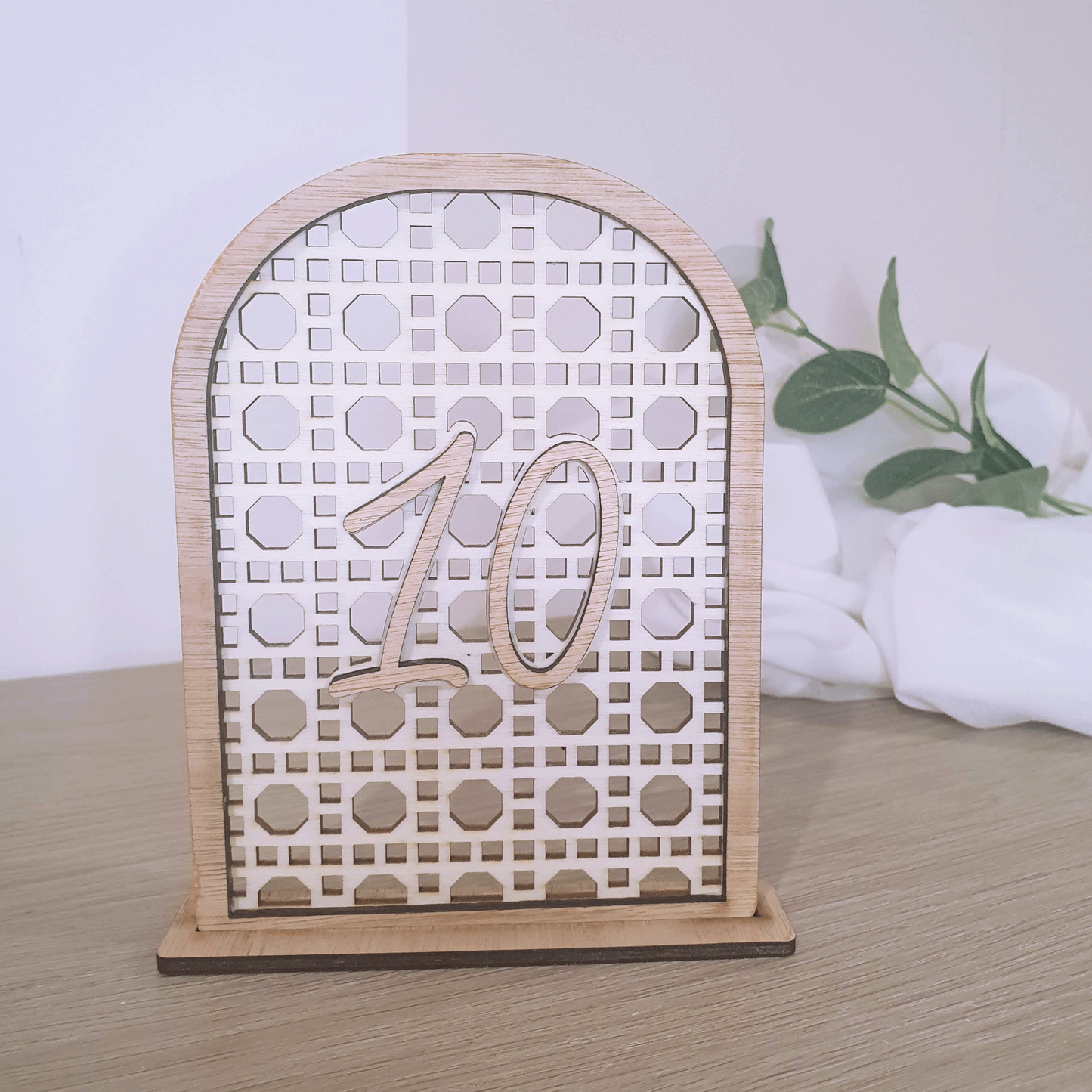 Rattan Table Numbers