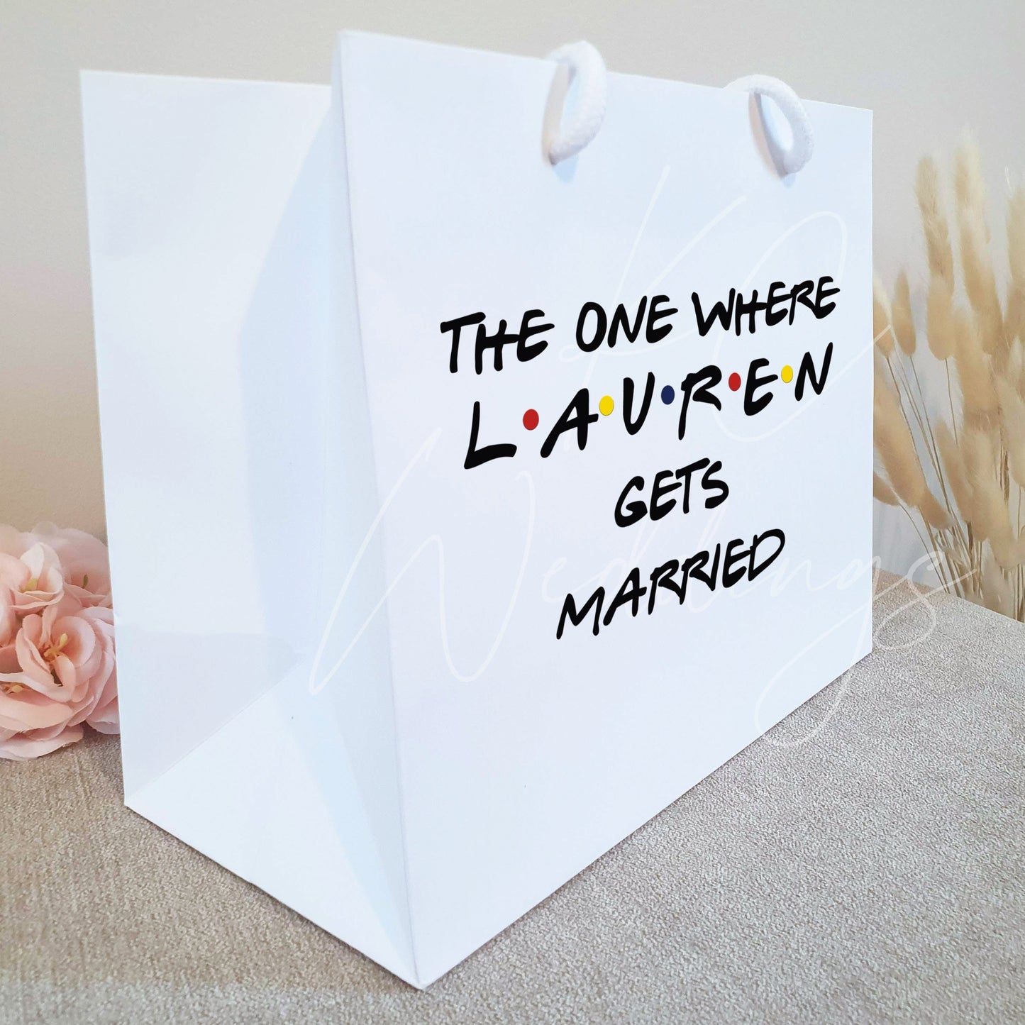 Friends Wedding Gift  Bag