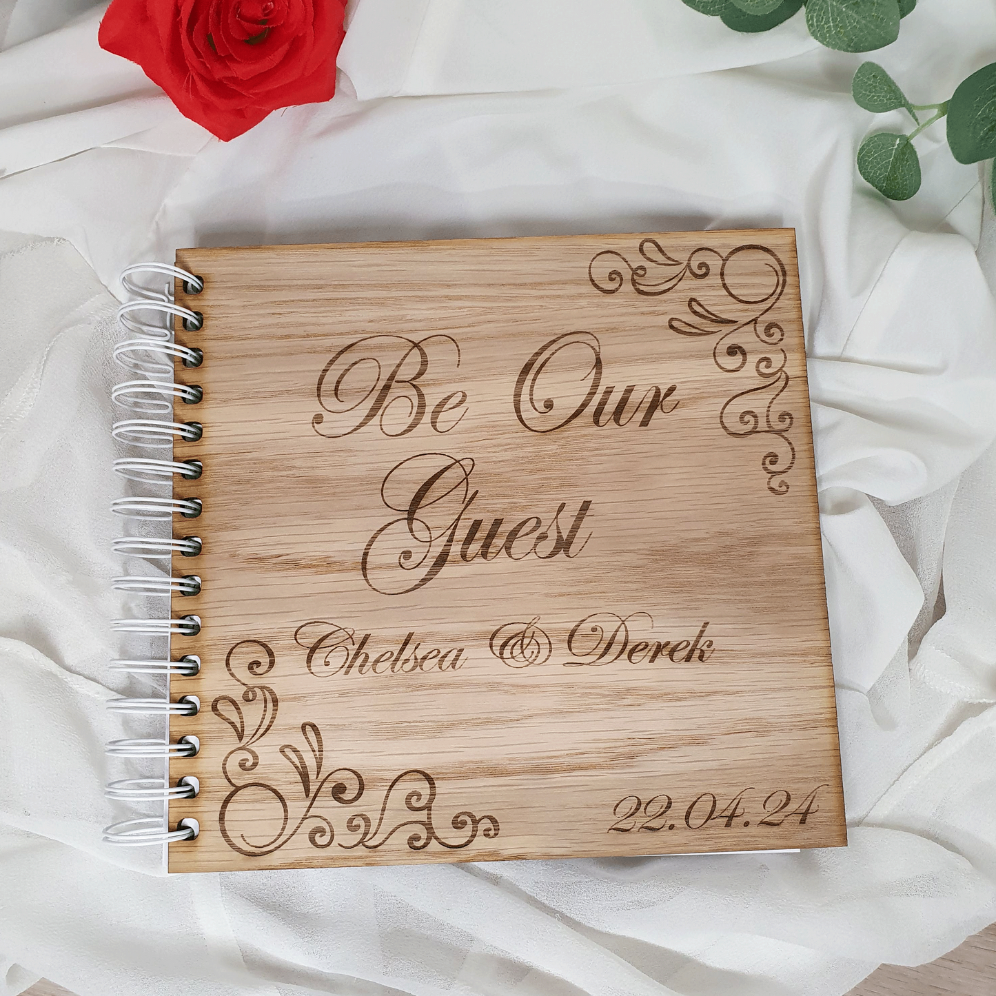 Wooden Be Our Guest Guestbook