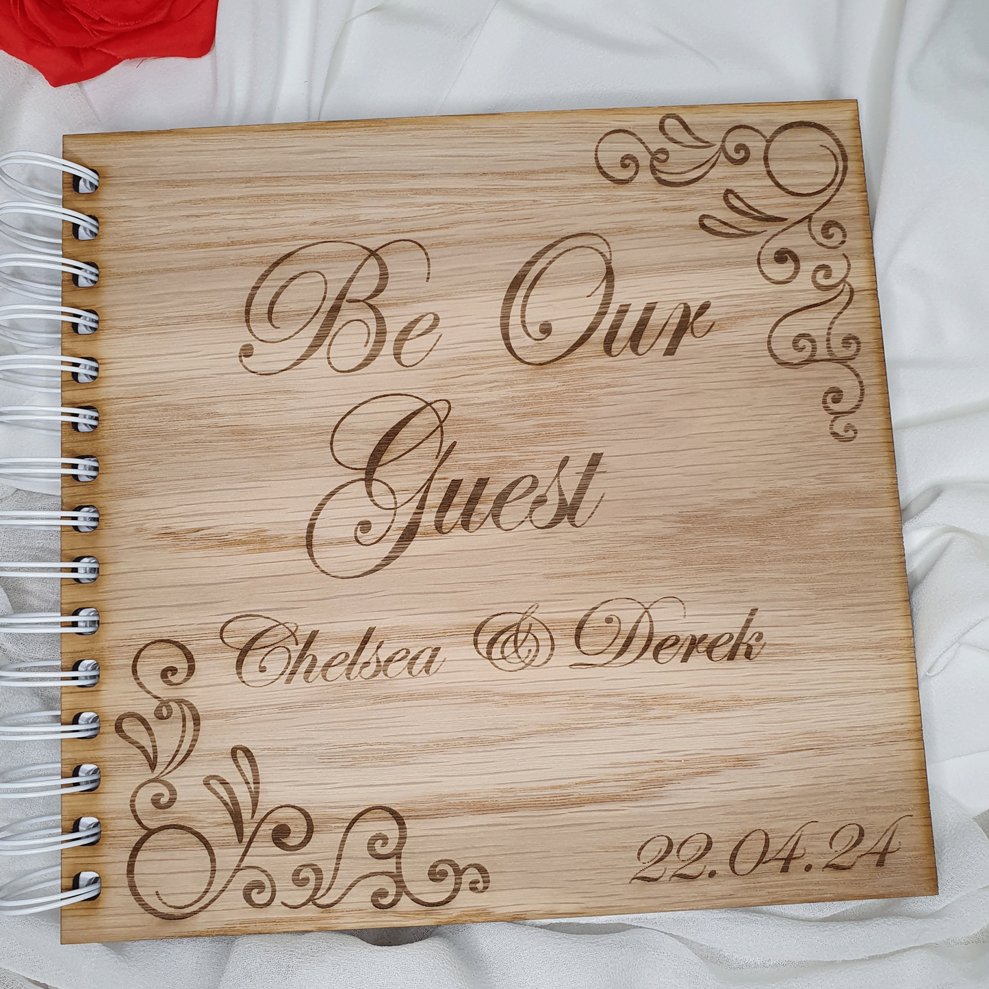 Wooden Be Our Guest Guestbook